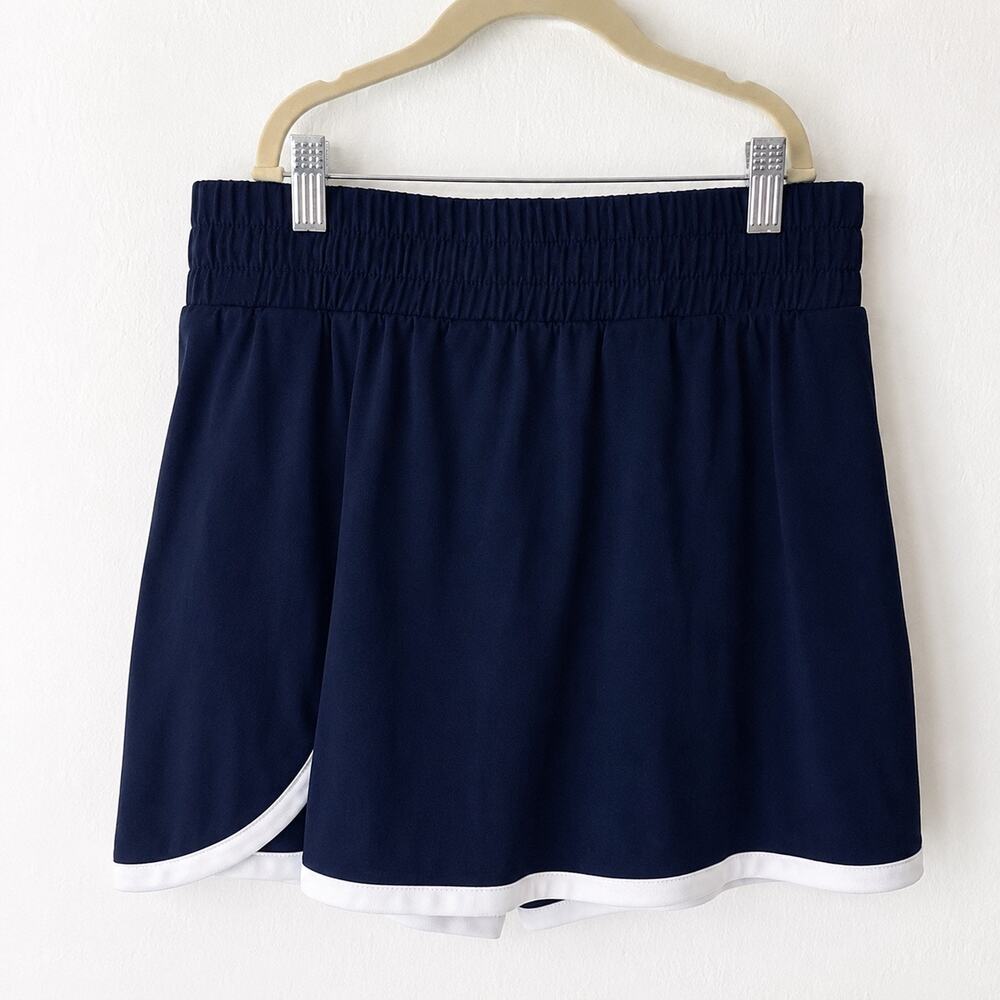 Flex Time Black  Athletic Skort with White Trim size small